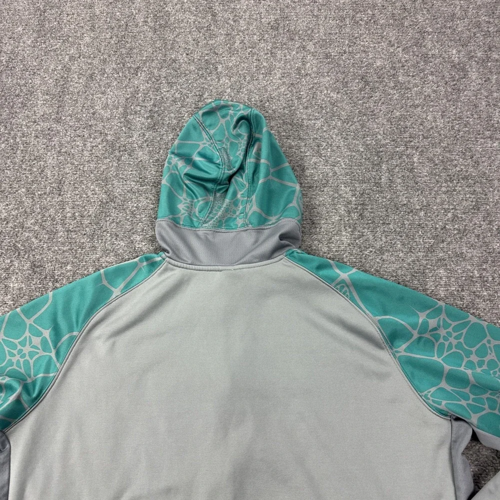Nike Lebron Hero Premium Hoodie Mens XL Gray Zip Fleece Sweatshirt Therma-FIT‎